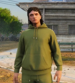 Benicio Delgado Green Hoodie