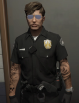 Black Short Sleeves Officer Uniform