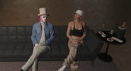 Party with his wife, Chesca Raiola