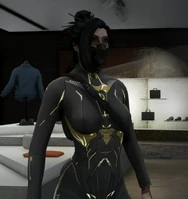 Shinigmai Suit Black and Gold