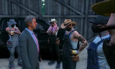 Mason, Wally, Rylee, Gareth, and Reina blackmailing an FIB agent with The Brokers' information March 18, 2025