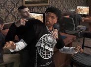 Ramee hold up Larry after botched DB meeting