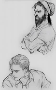 Barry and Dundee Sketch by SusNarcissus