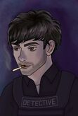 Smoking Detective Art by wtfsarah#3479