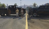 Cartel checkpoint in Sandy Shores July 6, 2023