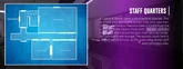 Casino staff quarters blueprint and description.