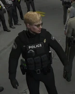 Black LSPD Long Sleeves + Vest Uniform