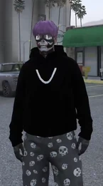 Ace with his skeleton facepaint Aug 7, 2022