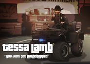 Tessa Lamb on Park Rangers ATV