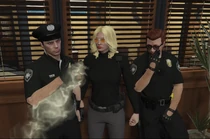 Silas having an existential crisis at PD meeting, with Manny and OG