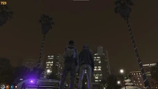 Winston and Katya stargazing