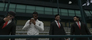Pred, Bates and Manx meeting with Nino