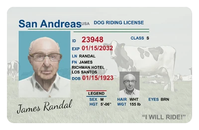 Dog Riding License by Razaron
