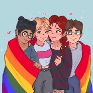 ✨🌈🏳️‍🌈 Happy Pride!!! :D 🏳️‍🌈🌈✨ Art by @artistchristof