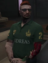 Sean in Green San Andreas Polo