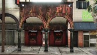A street view of The Pit Tattoo Parlor