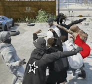 Racing Scene Impromptu Dance Party