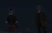 Sneaky and Pestilence eavesdrop on a conversation