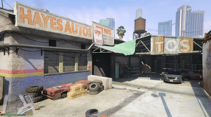 Boneyard Garage Outside