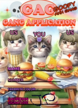 GAG application form