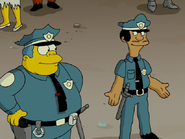 Cornwood and Andrews on their Simpsons cameo