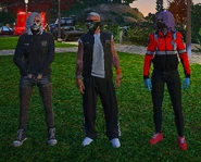 Dax and daughters Violet Waters and Robyn Bhanks 2025