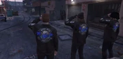 Founders saluting the club.