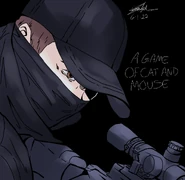 Cat and Mouse Art by Starlight