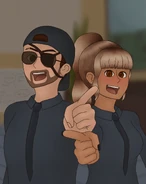“Objection!” (Bundy and Demi in Court) Art by Jenpre98