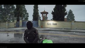 Cinematic Ray in front of Clean Manor