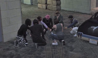 Huddle before the first big meth run