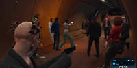 Ray Mond with Kirk Jerkems, Twinkles, Ursula Leichenberg, and The Company shooting Irwin Dundee and BonBon March 29, 2024