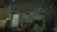 Sleeping in clubhouse after getting kicked out of Negan's house when homewrecker Dawn moved in