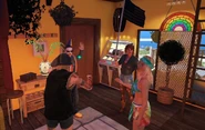 Happy and Windsong on a double date with Kirk Jerkems and his wife Sheila Michaels February 8, 2025