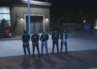 At a concert with Fredo, Trey, Nick and Cora