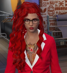 Molly with her famous red hair