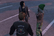 Riley jealously confronts Gus about racing with Doll as a passenger.