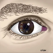 Lighthouse in Eyes Art by Wintermore_