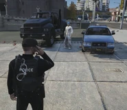 Flop gets Hank to help Cornwood get votes for his campaign