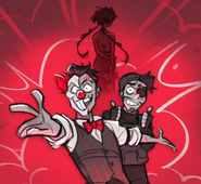 Chatterbox, Mickey Sinclaire, Ray Mond heist art Artist: @_rebchan