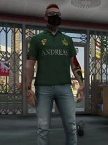 Sean in Green San Andreas Polo