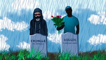 cringle and biggie's funeral -by @Griezzler.