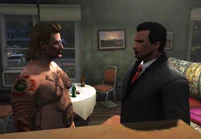 Kirk talking to an unmasked, swearing Jagger October 12, 2024