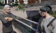 Fiona Stewart meeting up with Suarez to make him a contract for The Company