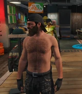 Shirtless Dundee