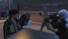 Moments before death