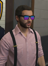 One of Coop's unique sunglasses