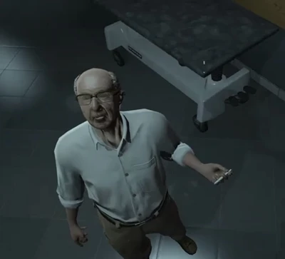 James smoking the forbidden fruit.