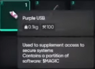 Purple USB