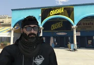 Tee celebrates his Crasher storefront